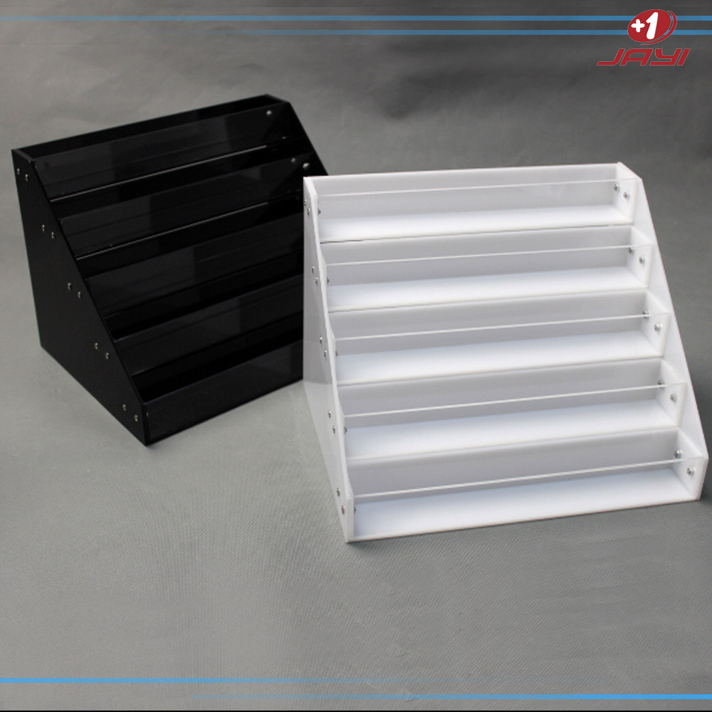 Acrylic display transparent nail polish